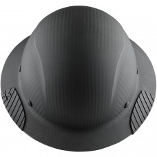 Lift DAX Matte Carbon Fiber Hard Hat - Full Brim - Black