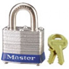 Master Lock #3 Laminated Steel 1-9/16"" Padlock 4PK