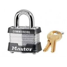 Master Lock #3 KA Steel Padlock w/ Key# 3210