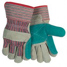 Memphis Double Palm 2-1/2" Cuff Leather Glove - L