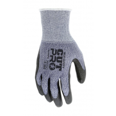 MCR Safety Cut Pro 15 Gauge Hypermax Shell Work Gloves w/ Polyurethane Coated Palm and Fingertips - Small