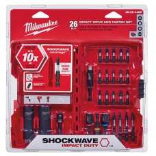 Milwaukee Shockwave Drive & Fastener Set 26PC