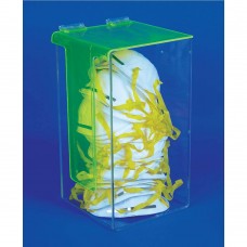 ACRYLIC, DUST MASK DISPENSER WITH COVER, 12.5h x6w x6d