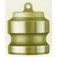 Part W Male Dust Plug Adapter Brass 1-1/4"