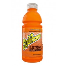 Sqwincher Ready-To-Drink 20oz. Wide Mouth Bottles - Orange - 24/CS