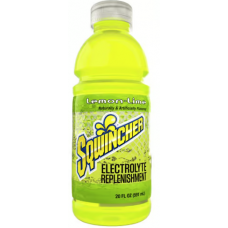 Sqwincher Ready-To-Drink 20oz. Wide Mouth Bottles- Lemon-Lime - 24/CS
