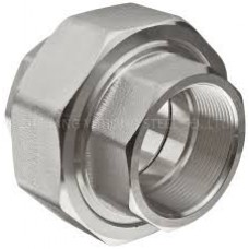 1/4" T304 Stainless Steel Threaded Union 150#