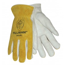 Tillman Cowhide Leather Drivers Gloves - Medium