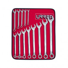 6PT Metric Combination Wrench Set 7mm - 19mm 13PC