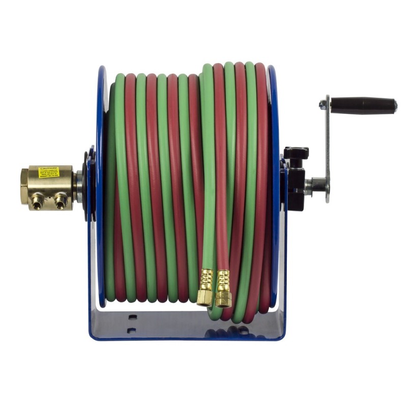 Coxreels 112W-1-50 Welding Hand Crank Hose Reel 1/4inx50ft oxy-acet. 200PSI (2)