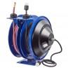 Coxreels C-L350-5016-A Dual Purpose Spring Rewind Reels 3/8inx50ft 300PSI & Single Industrial Receptacle 50ft cord 16 AWG (4)