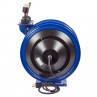 Coxreels C-L350-5016-A Dual Purpose Spring Rewind Reels 3/8inx50ft 300PSI & Single Industrial Receptacle 50ft cord 16 AWG (6)