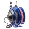Coxreels C-L350-5016-A Dual Purpose Spring Rewind Reels 3/8inx50ft 300PSI & Single Industrial Receptacle 50ft cord 16 AWG (7)