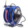 Coxreels C-L350-5016-E Dual Purpose Spring Rewind Reels 3/8inx50ft 300PSI; Incandescent Cage Light 50ft cord 16 AWG (4)